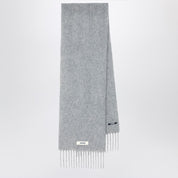 Jacquemus Grey scarf in alpaca and mohair