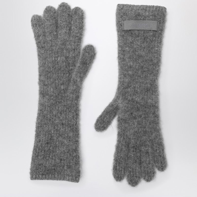 Gants en alpaga gris Jacquemus