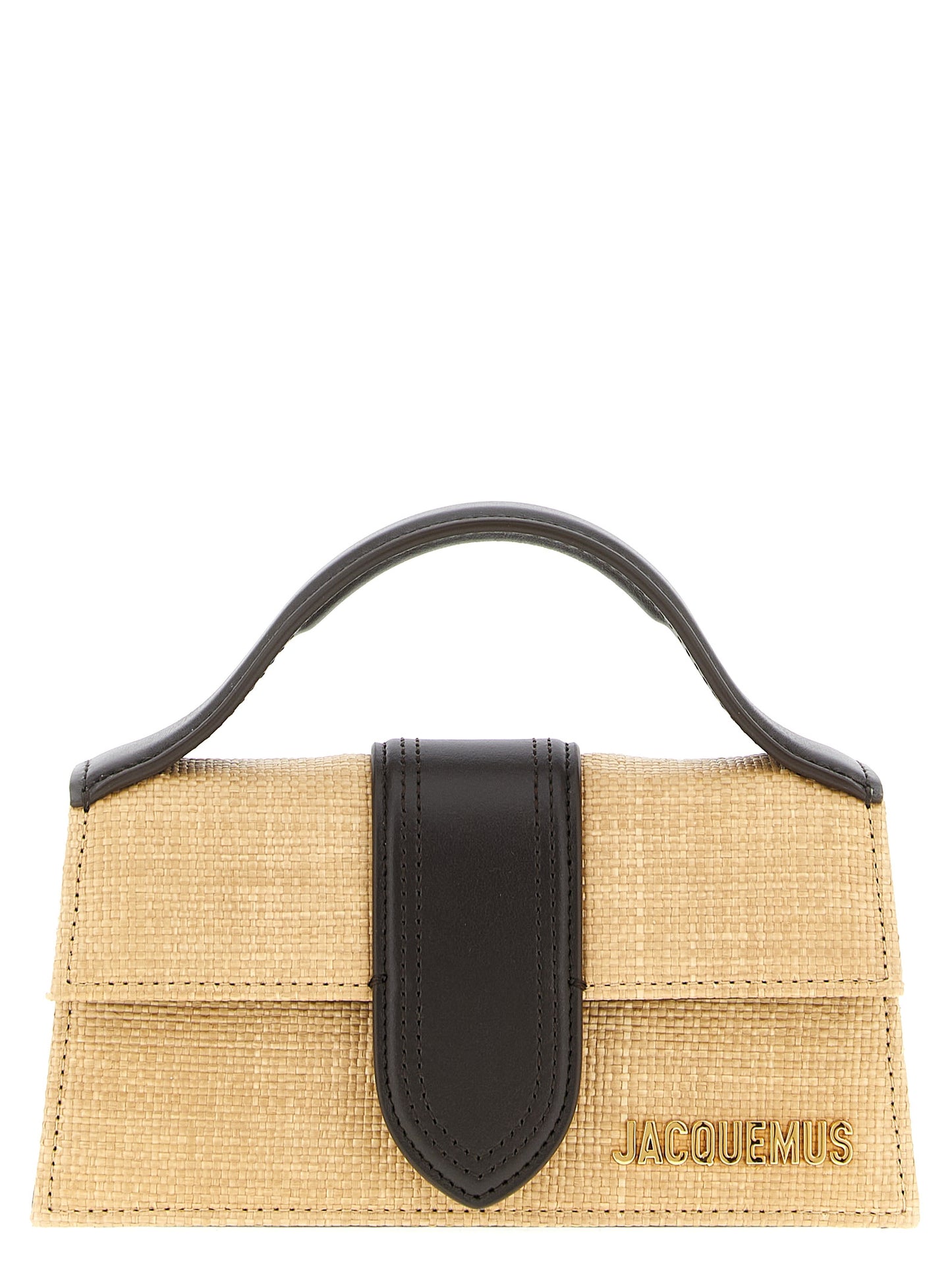 Jacquemus Le Bambino Handbag — Raffia Leather Mini 55cm