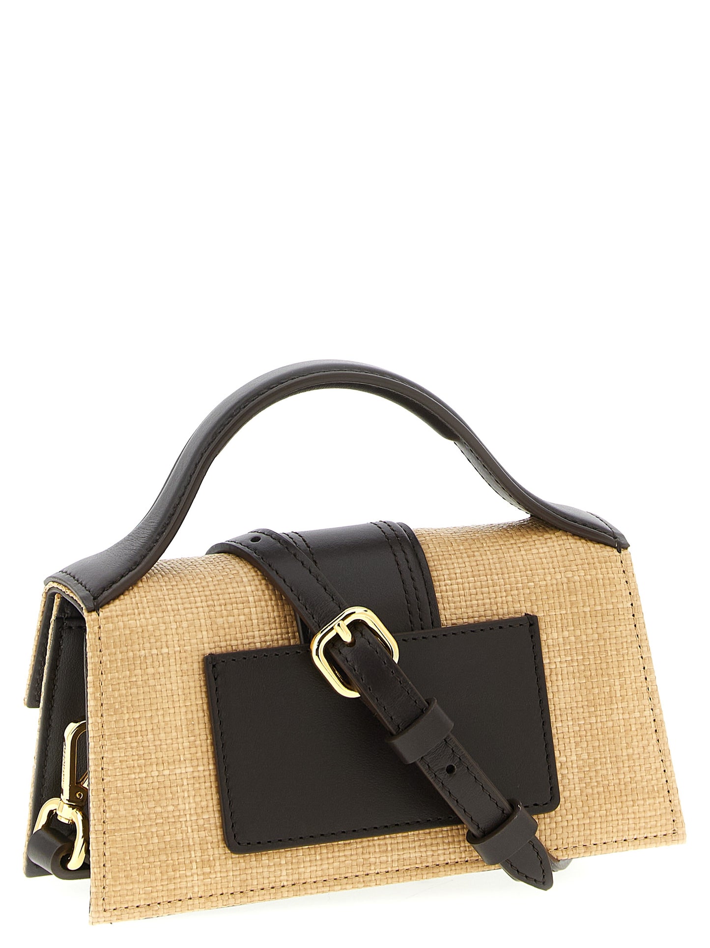 Jacquemus Le Bambino Handbag — Raffia Leather Mini 55cm