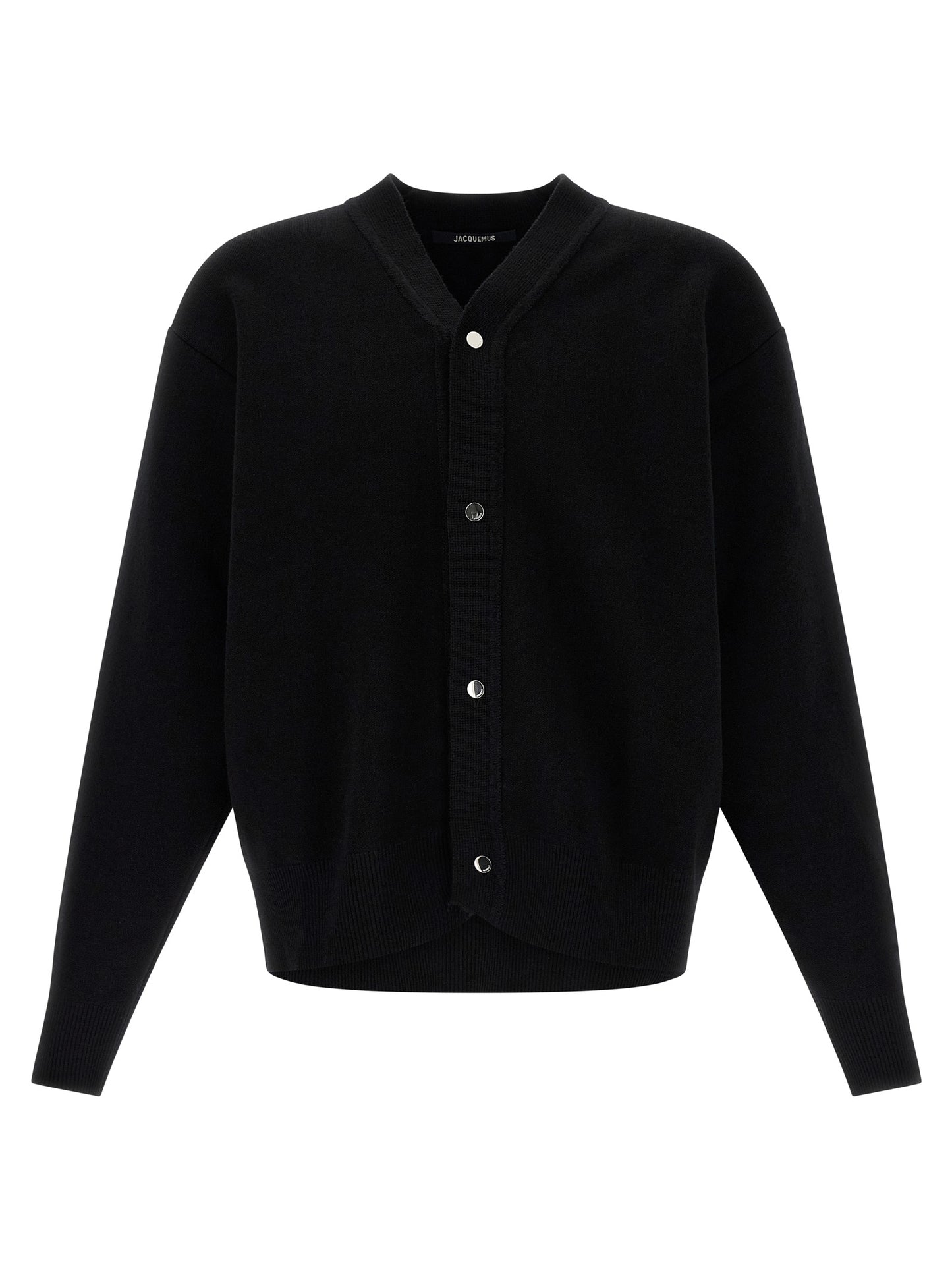 Jacquemus Le Cardigan Doppio Knitwear for Men — Black