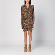 Isabel Marant leopard print dress in silk blend