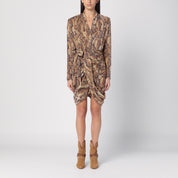 ISABEL MARANT Cleora snake print dress