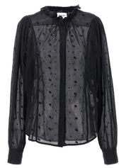Marant Etoile Terzali Shirt — Embroidered Cotton Shirt