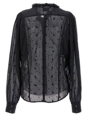 Marant Etoile Terzali Shirt — Embroidered Cotton Shirt
