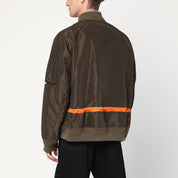 Sacai Khaki Green Nylon Twill Jacket