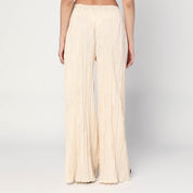 Ivory Pleated Trousers — MKDT STUDIO Pinola-atelier