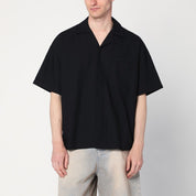 Camisa de mezcla de lana negra de la New Amsterdam Surf Association