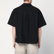 Camisa de mezcla de lana negra de la New Amsterdam Surf Association