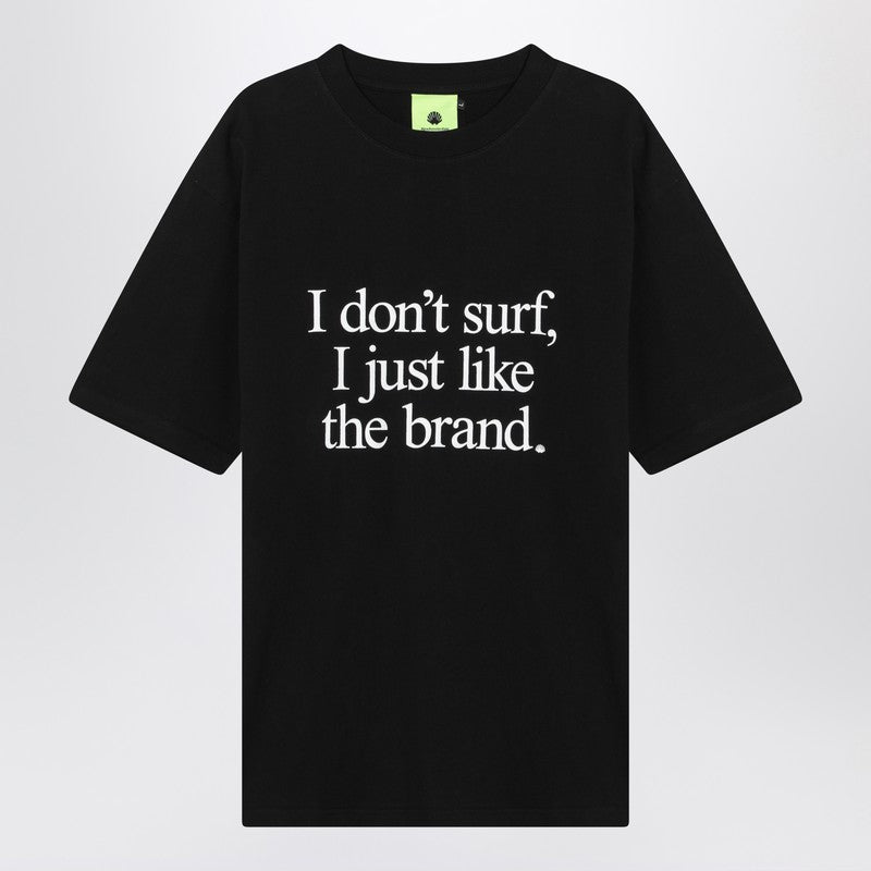 T-shirt noir avec imprimé de la New Amsterdam Surf Association