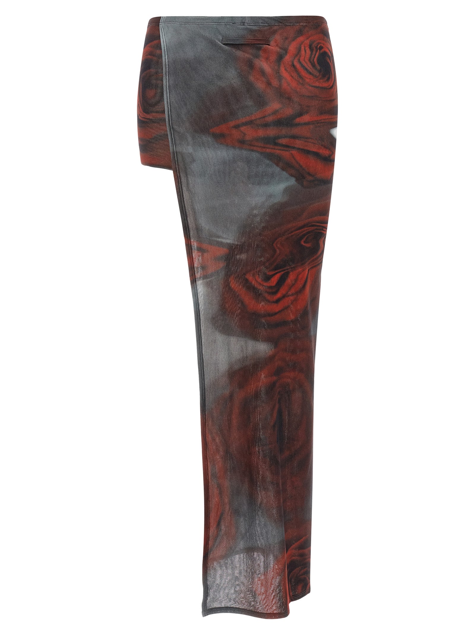 Jean Paul Gaultier The Red Blurry Roses Skort