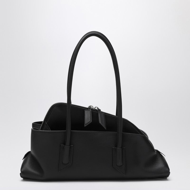 The Attico La Passeggiata Small bag in black leather