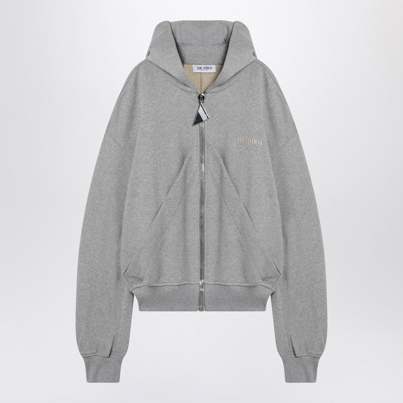 The Attico Grey Mélange/Beige Oversized Sweatshirt