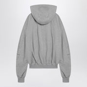 The Attico Grey Mélange/Beige Oversized Sweatshirt