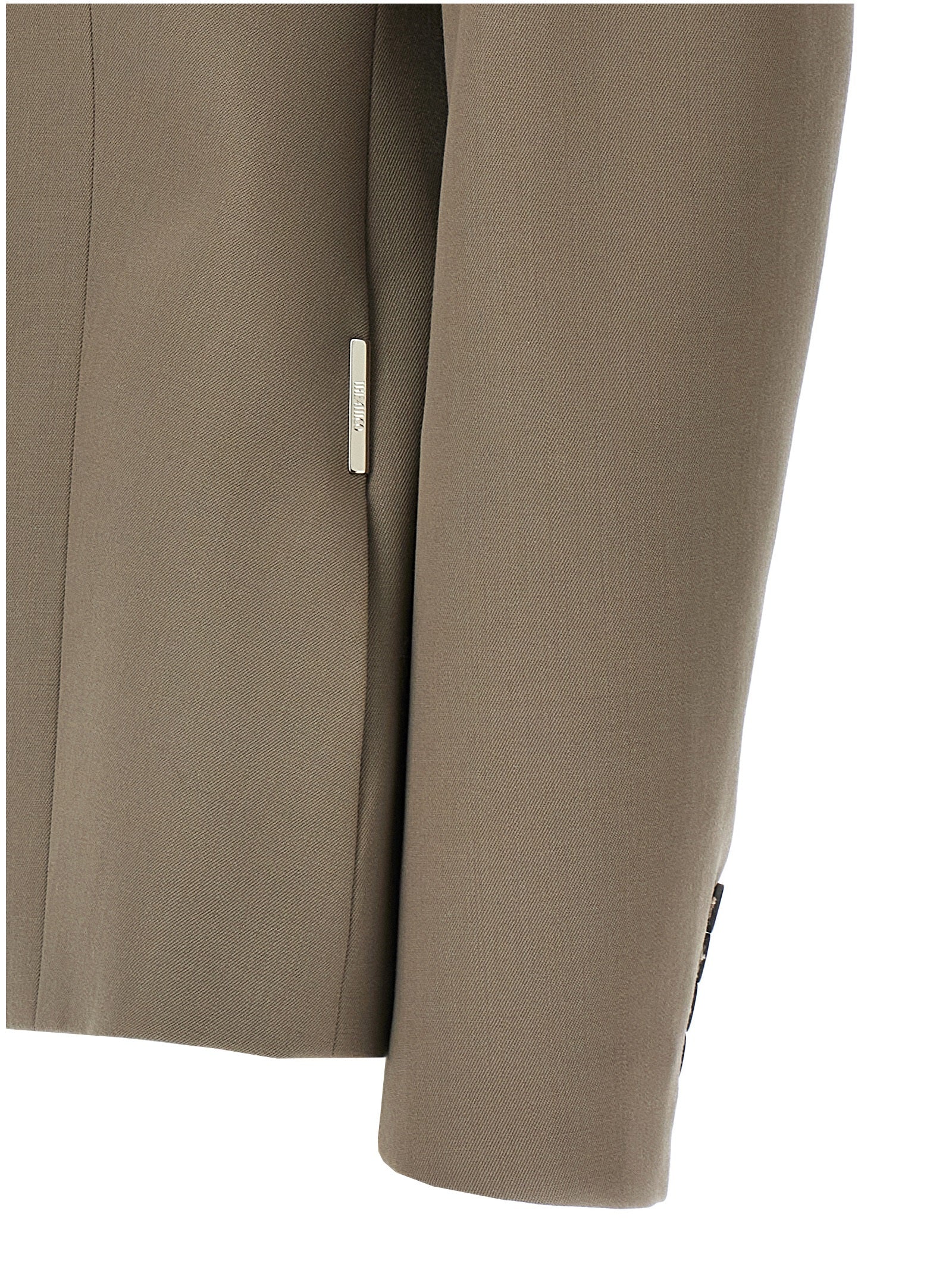 The Attico Single-breasted Wool Blazer