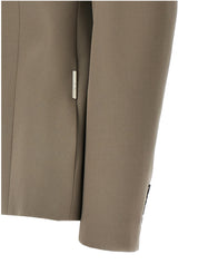 The Attico Single-breasted Wool Blazer