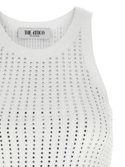 The Attico Rhinestone Top