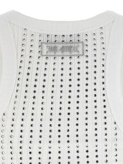 The Attico Rhinestone Top