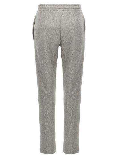 The Attico Logo Joggers – Gray Trousers for Women