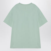 Camiseta oversize asimétrica verde menta de Attico