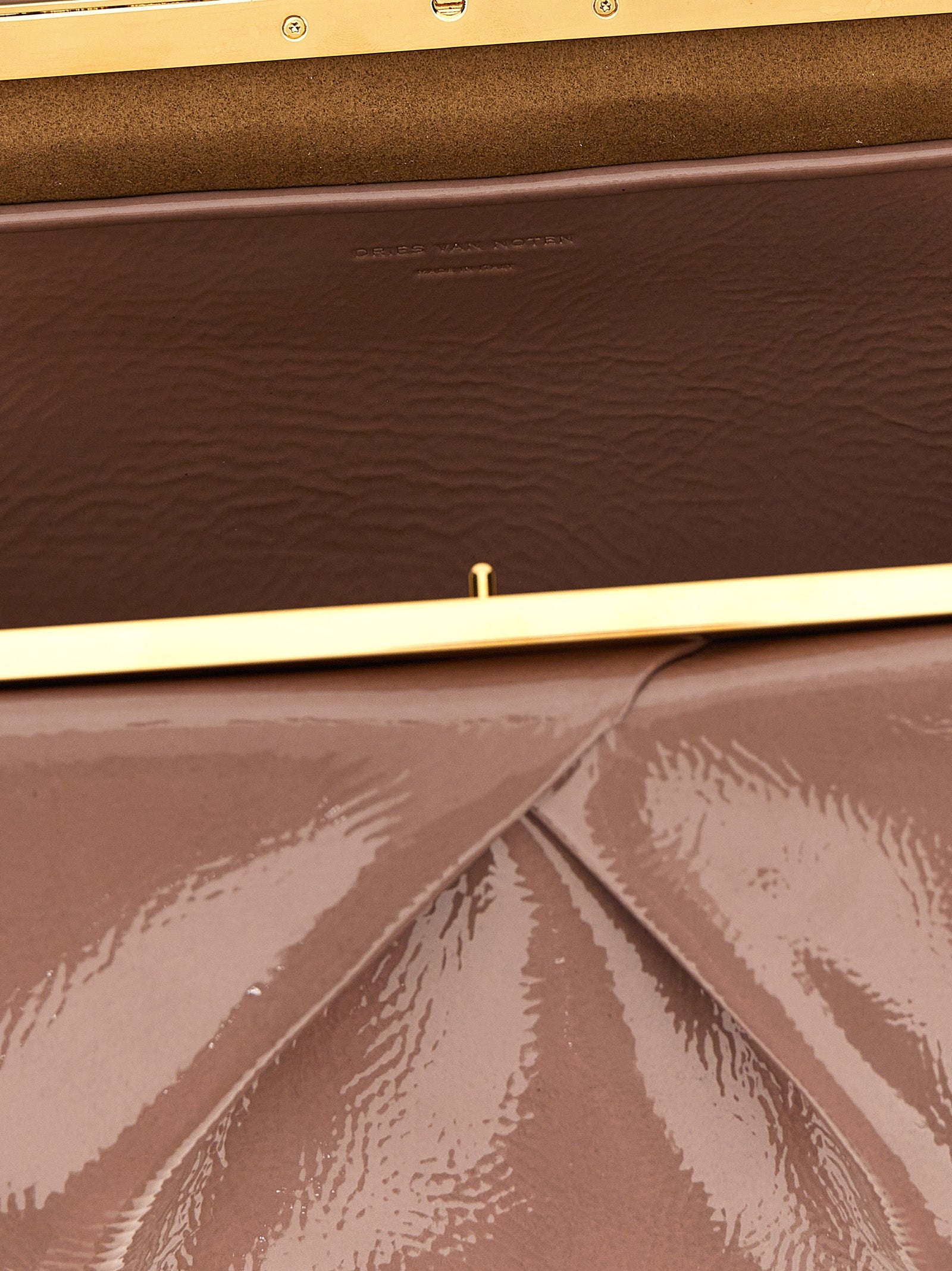 Dries Van Noten Patent Clutch