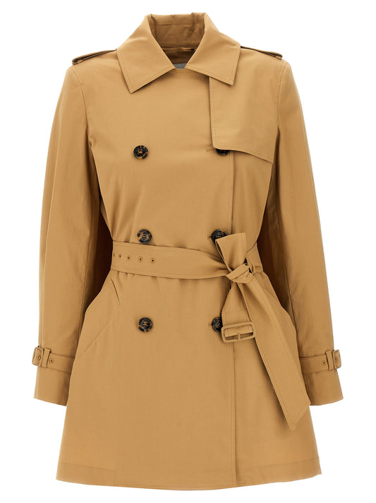 Max Mara Landa Raincoat – Women's Brown Coat, New Arrival