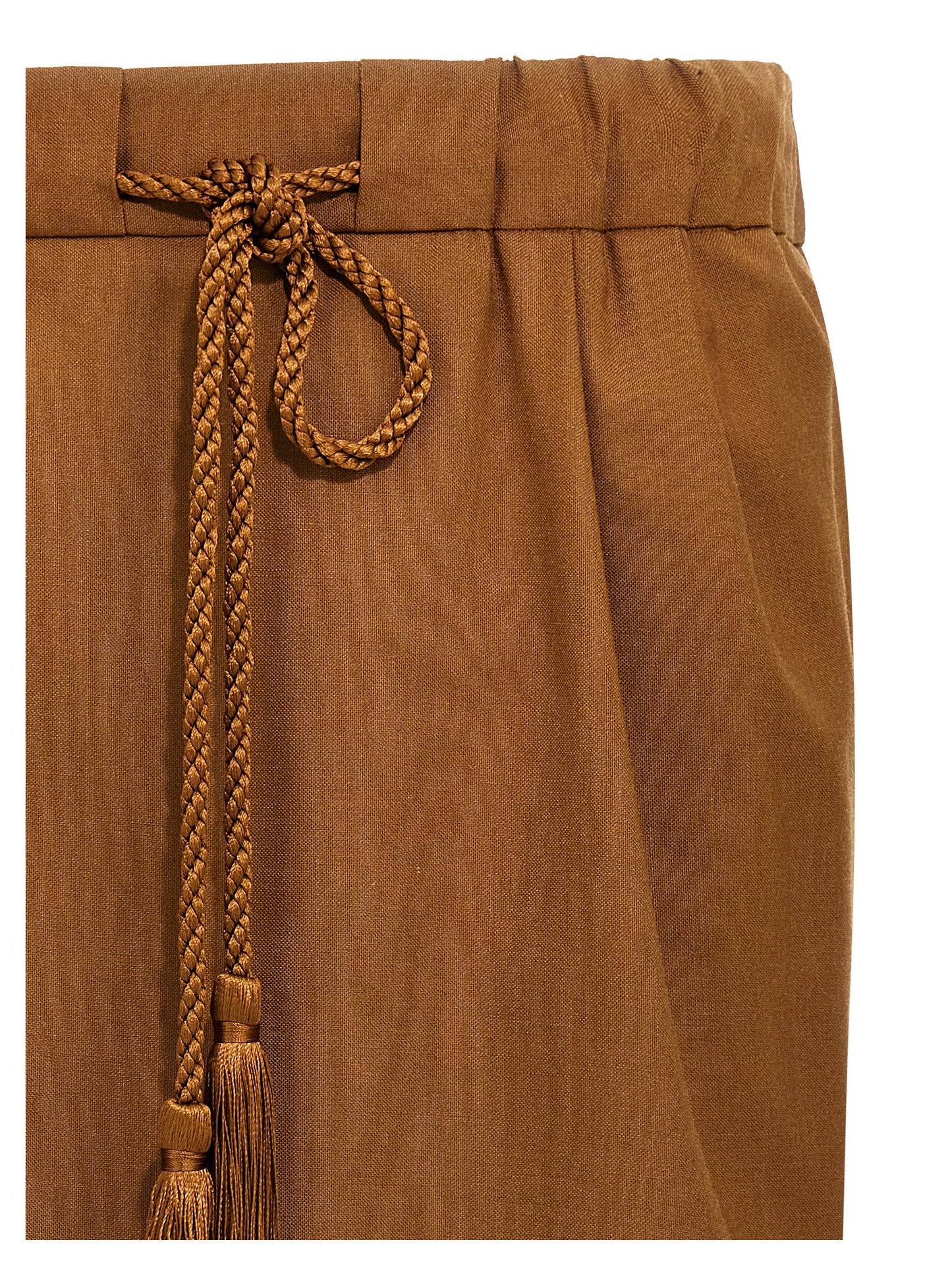 Max Mara Tabarin Skirt — Mohair Mini Skirt (Brown)
