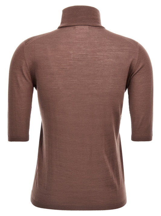 Max Mara Cecina Turtleneck Sweater — Knitwear (Purple)
