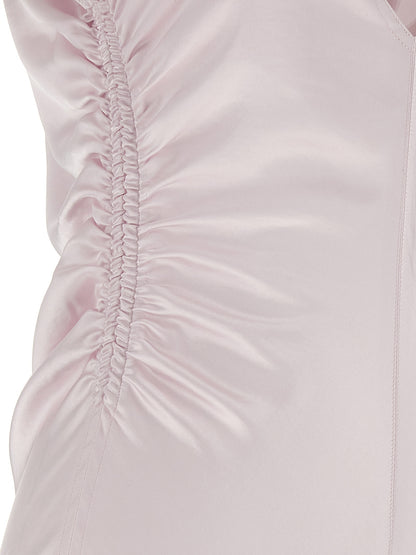 Sportmax Katia Dress — Pink Satin Mermaid Dress