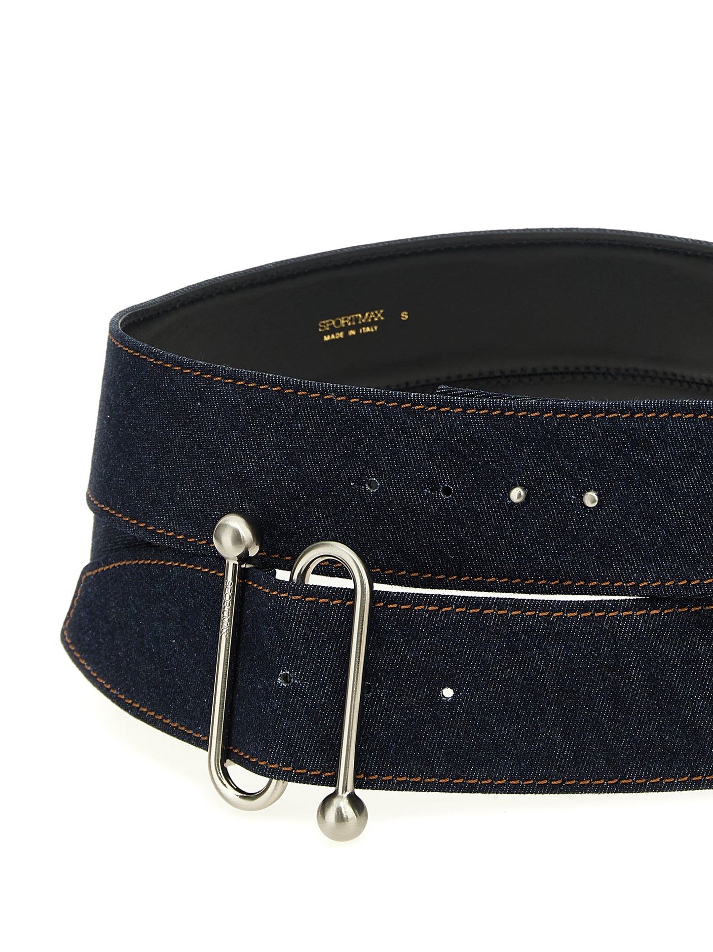 Sportmax Arabba1234 Denim Maxi Belt - Women, 12cm