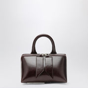 The Attico Military green mini Friday bag in crackled leather