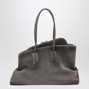 La Passeggiata Medium bag — grey suede handbag