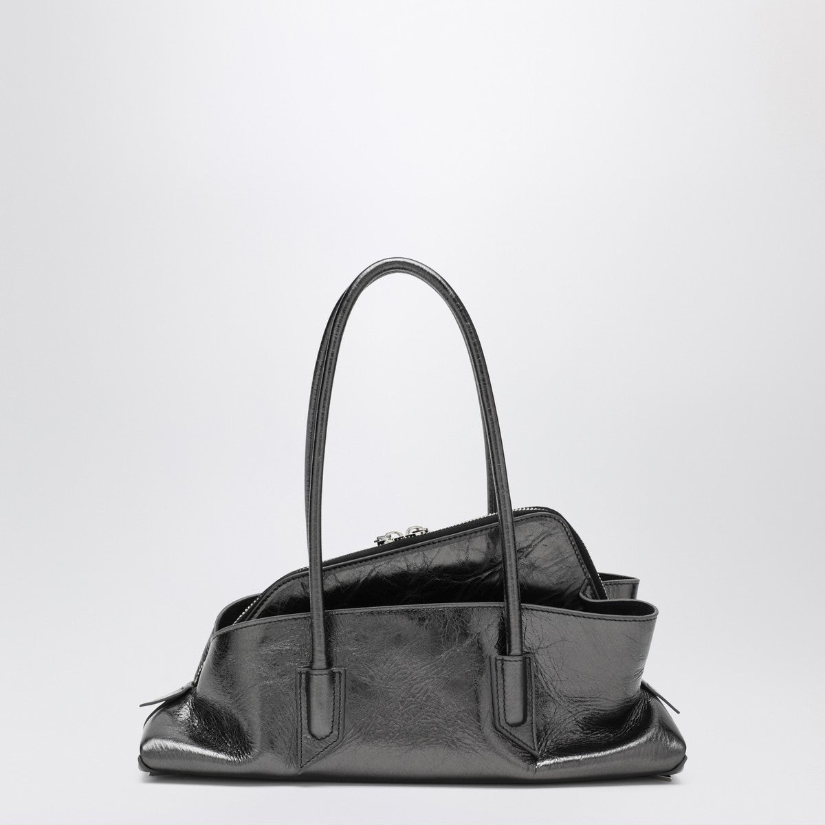 The Attico La Passeggiata Small bag — laminated leather handbag