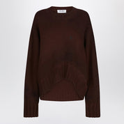 Brown wool and cashmere sweater — The Attico