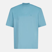 Light blue cotton T‑shirt — The Attico