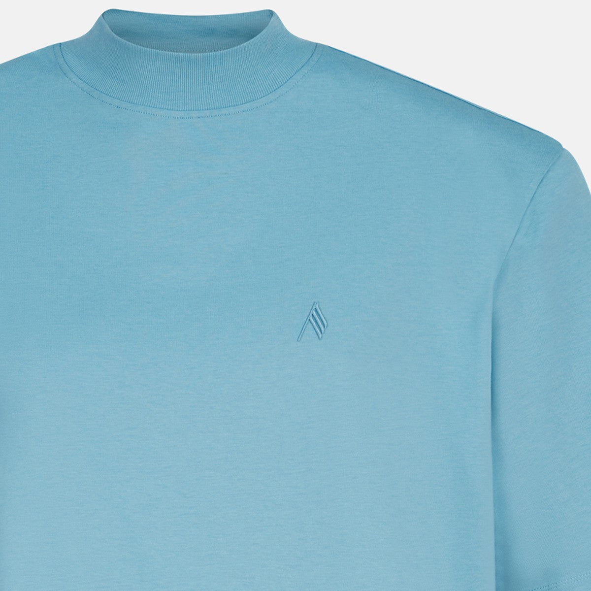 Light blue cotton T‑shirt — The Attico