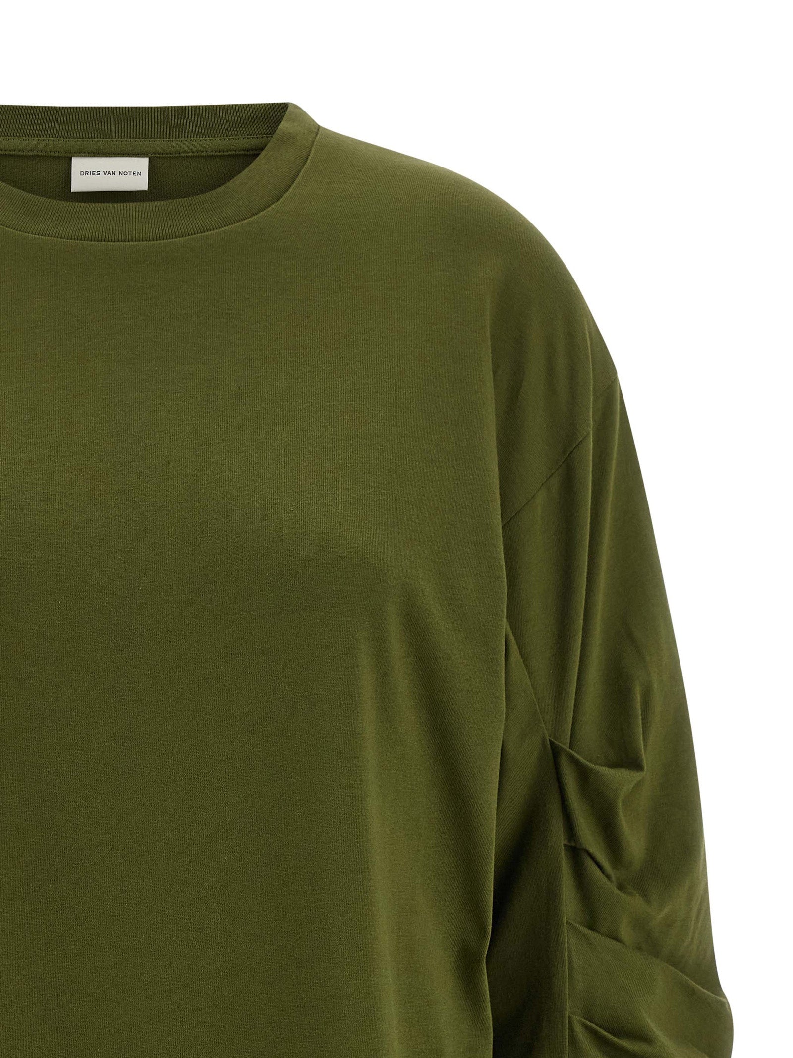 Dries Van Noten Heynas T‑shirt — Green Topwear for Women