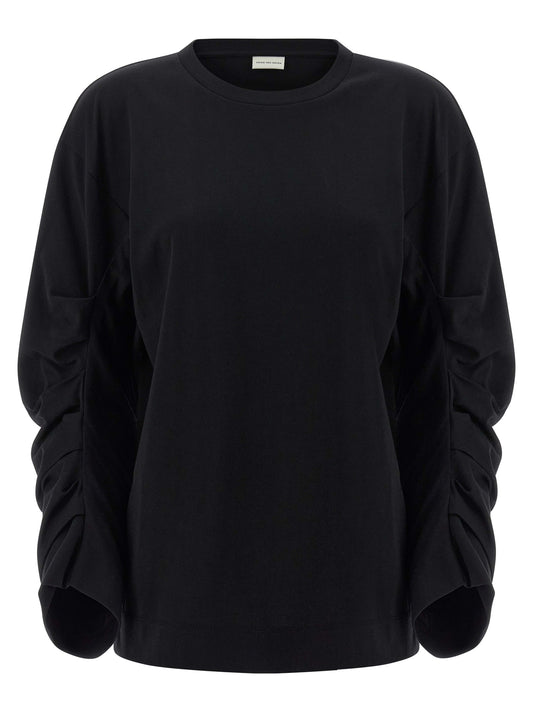 Dries Van Noten Heynas T‑shirt — Black Topwear