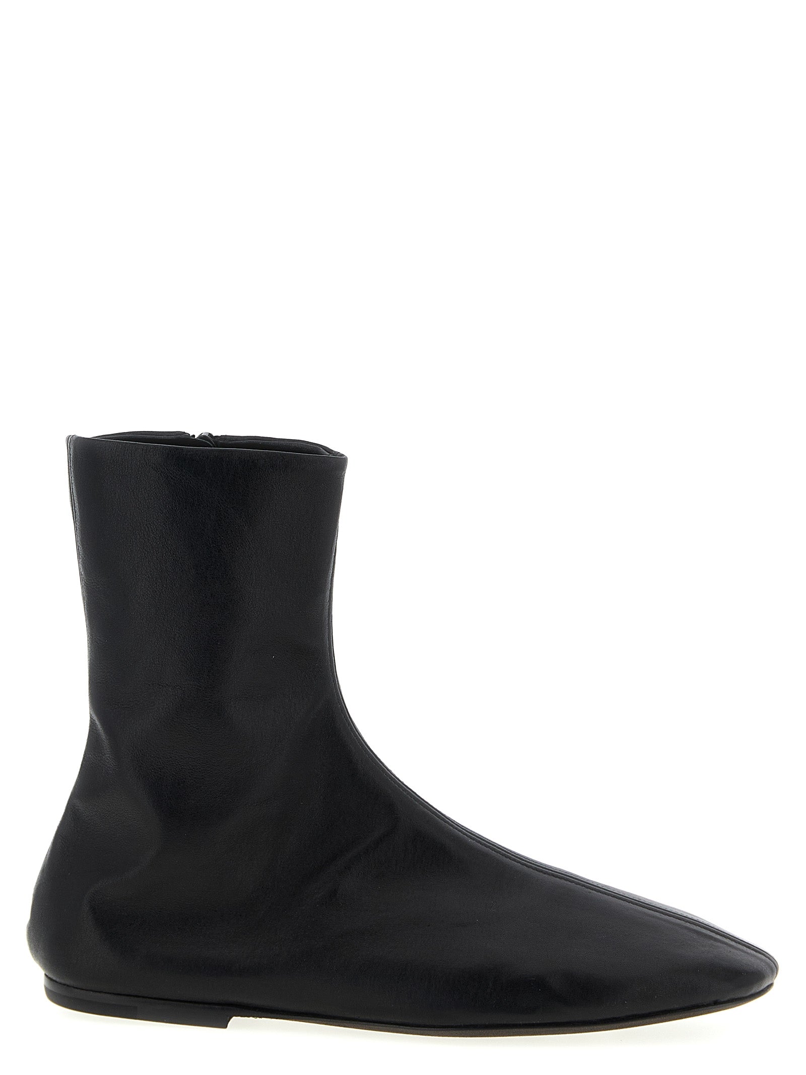 Dries Van Noten Leather Ankle Boots