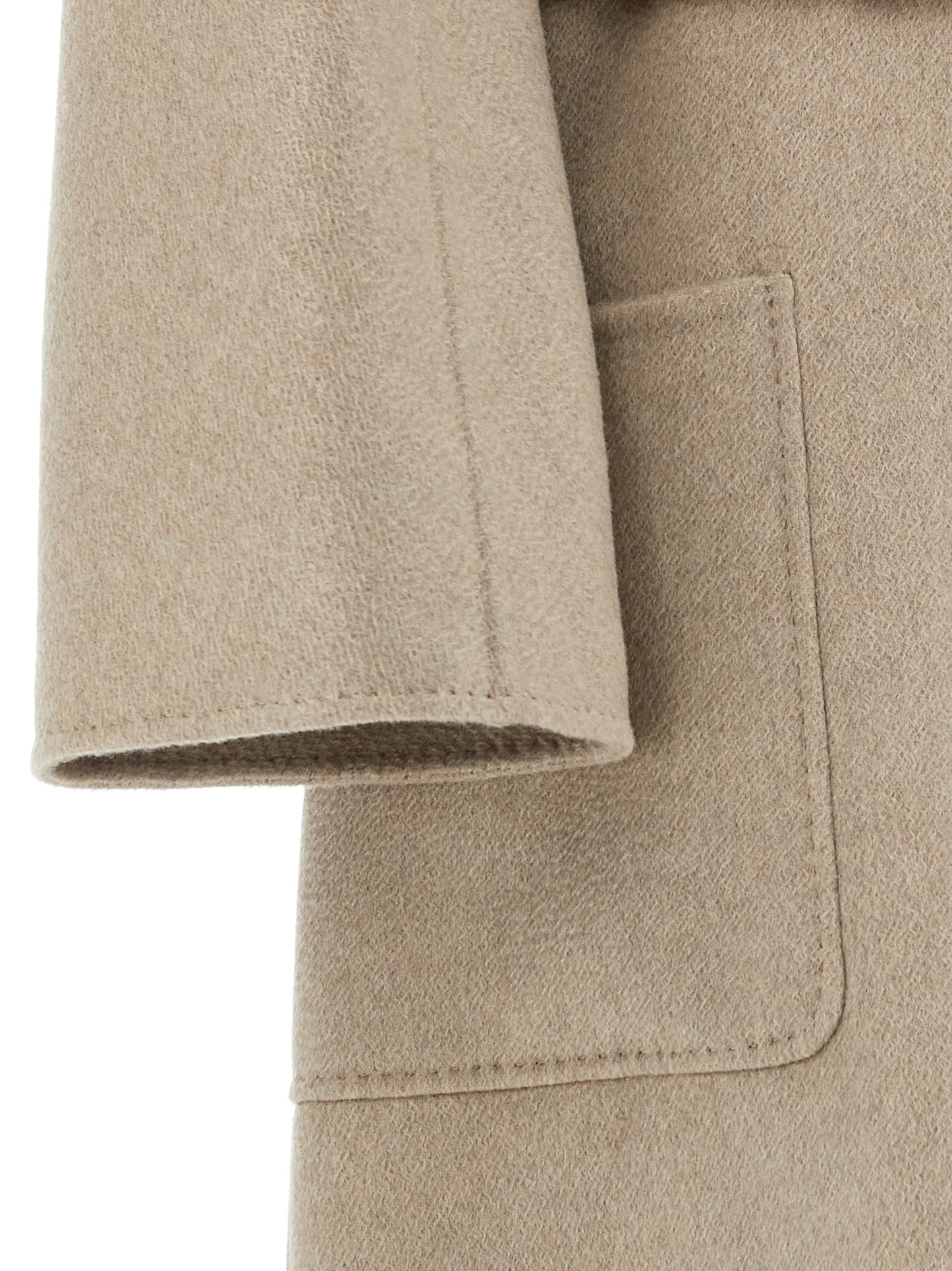 Max Mara Ludmilla Icon Coat — Beige Wrap Coat