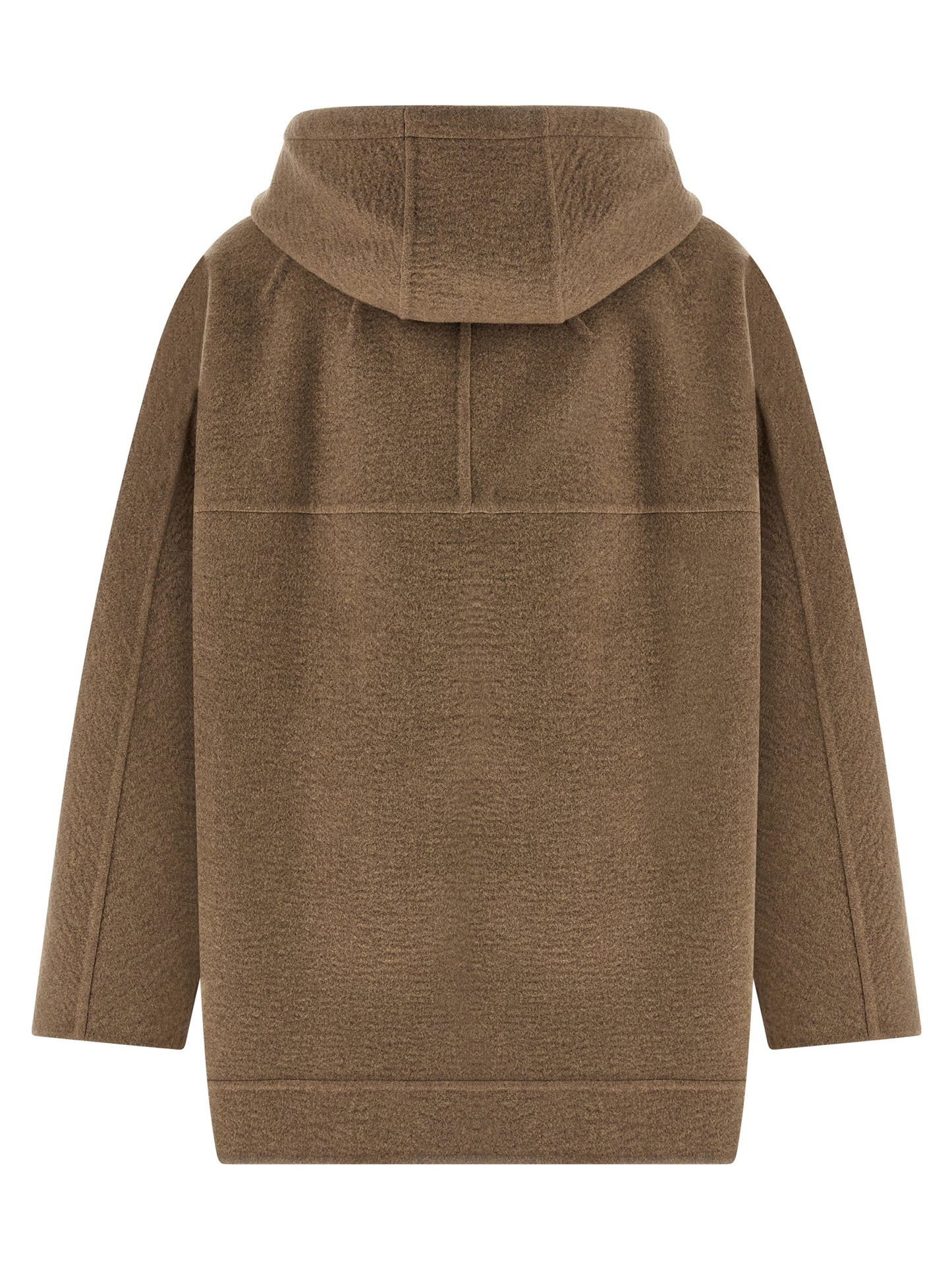 Max Mara Gradi Coat — Cashmere Wrap Coat, Brown