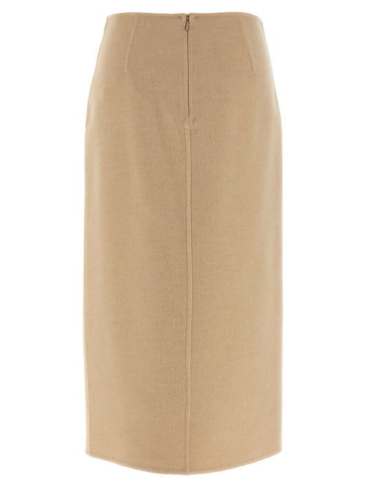 Max Mara York Skirt — Midi Skirts in Camel (Women)