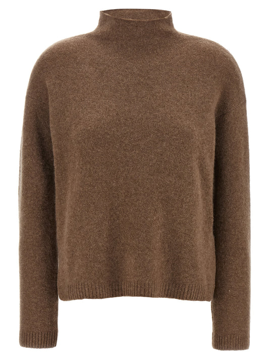 Max Mara Orlaya Sweater — Brown Cashmere Knitwear
