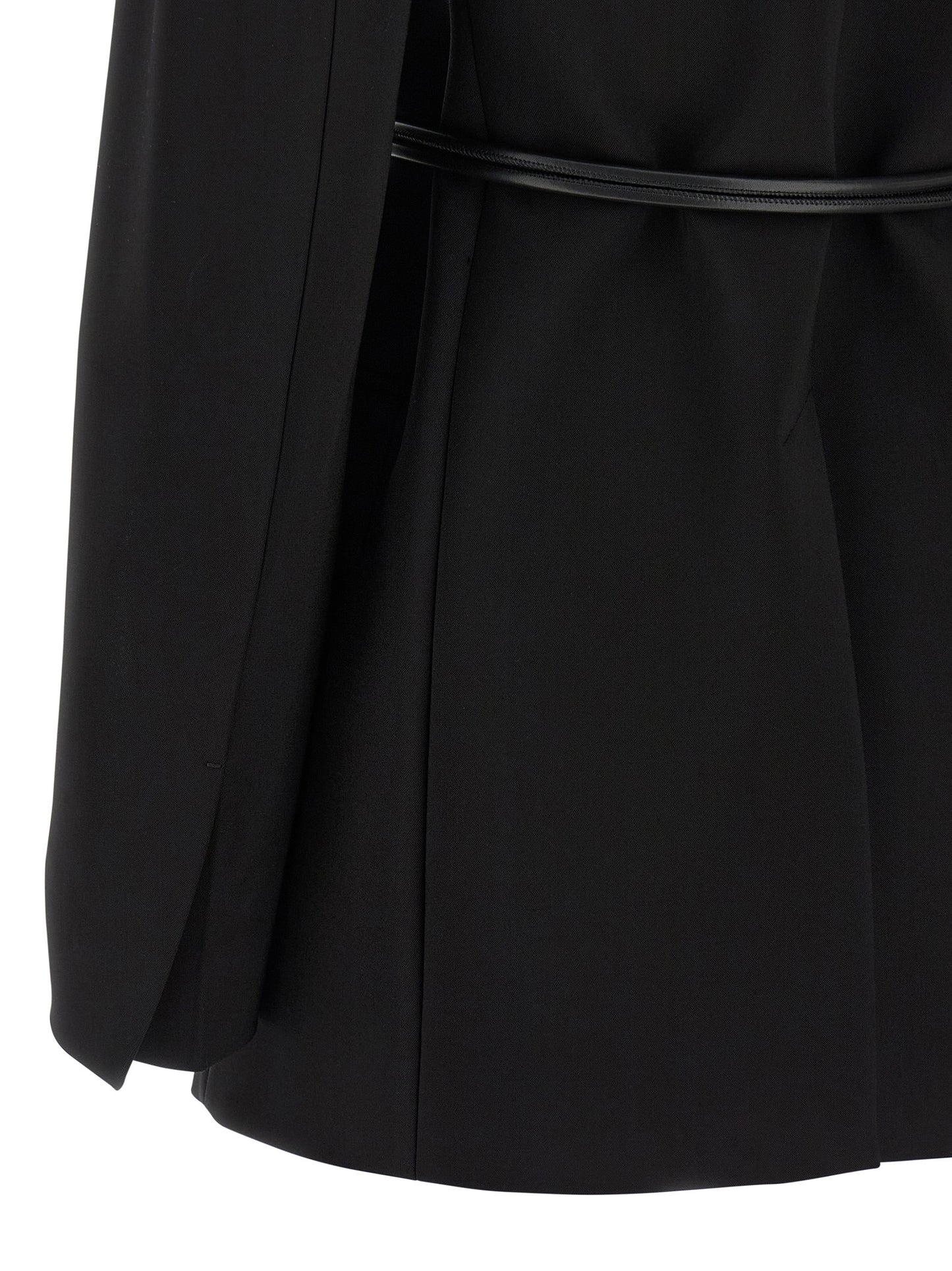 Sportmax Glassa Blazer Jacket — Oversized Black Blazer