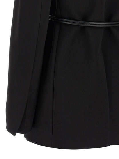 Sportmax Glassa Blazer Jacket — Oversized Black Blazer