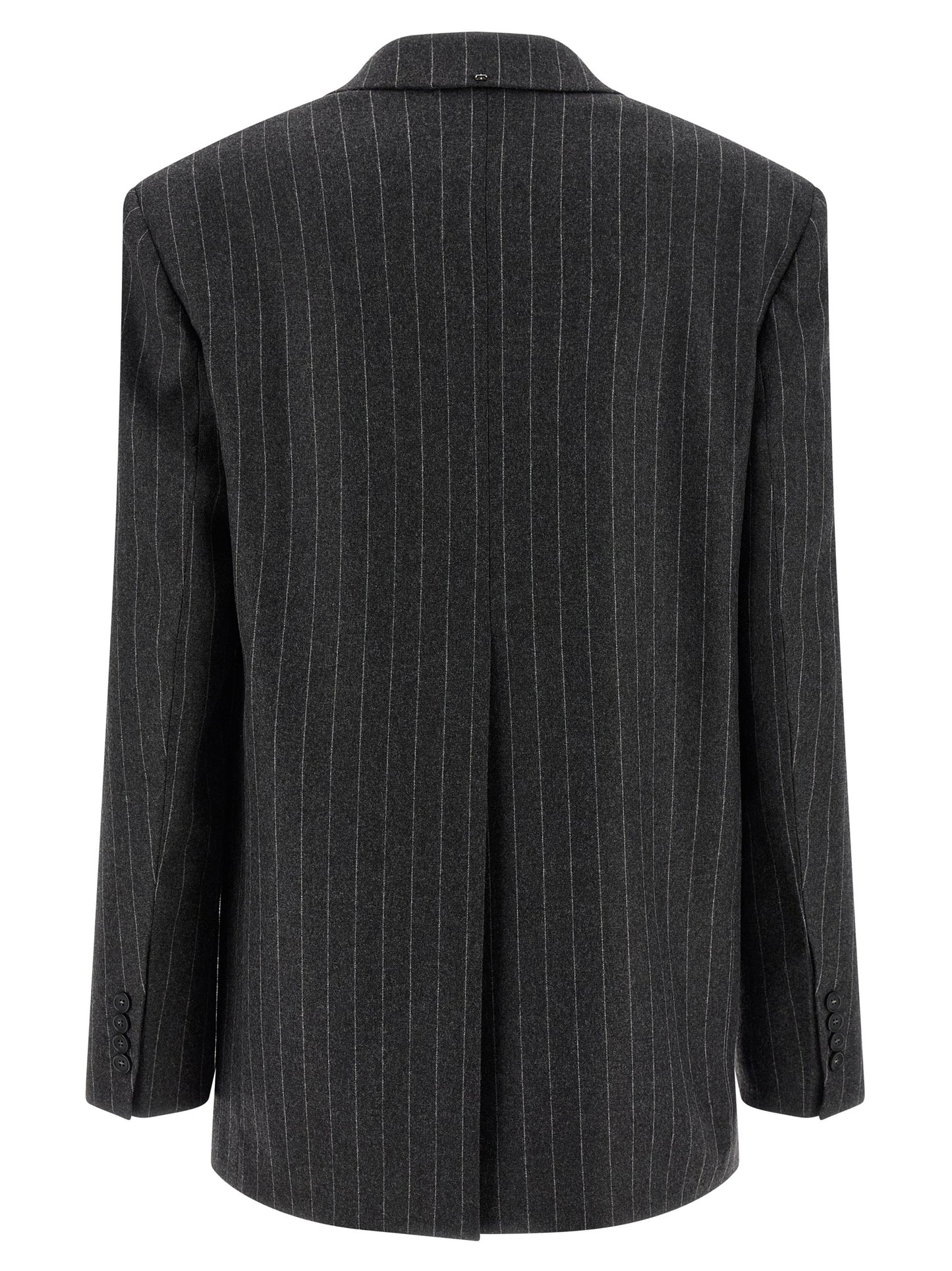 Sportmax Belford1234 Blazer Jacket — Oversized Wool Gray