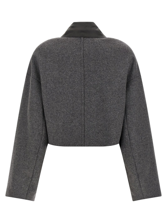 Sportmax Vacuo Jacket — Women's Wool Crop Jacket