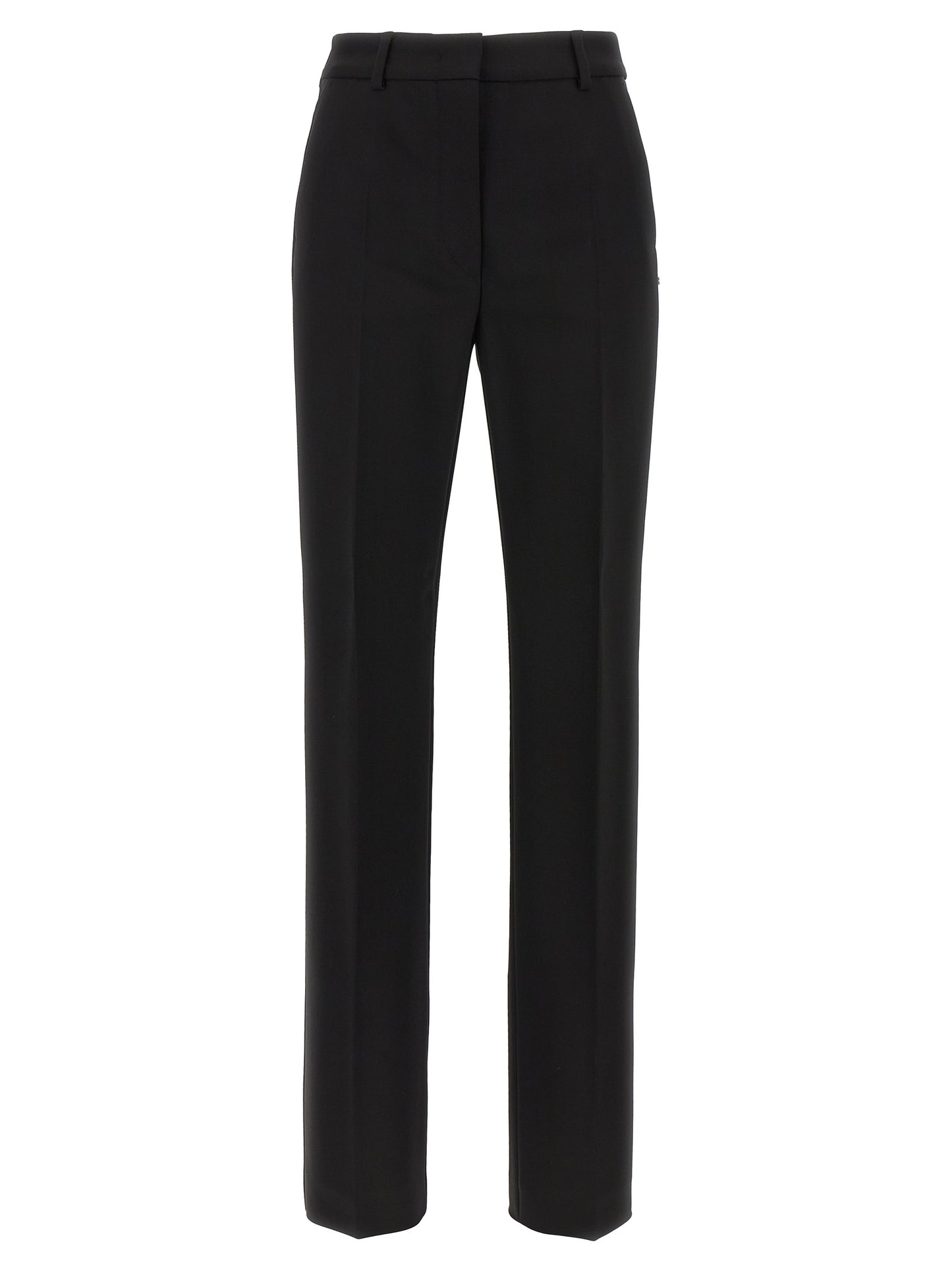 Sportmax Fetta Trousers — Slim Cigarette Fit (Black)