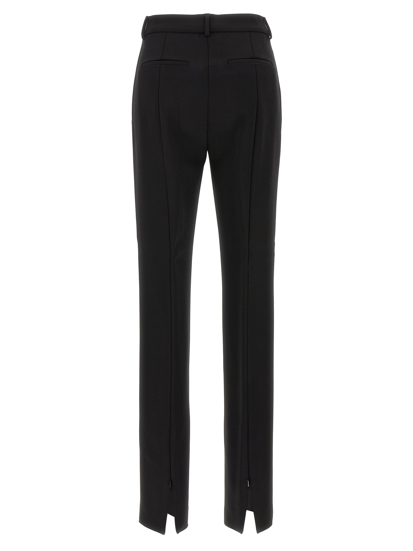 Sportmax Fetta Trousers — Slim Cigarette Fit (Black)
