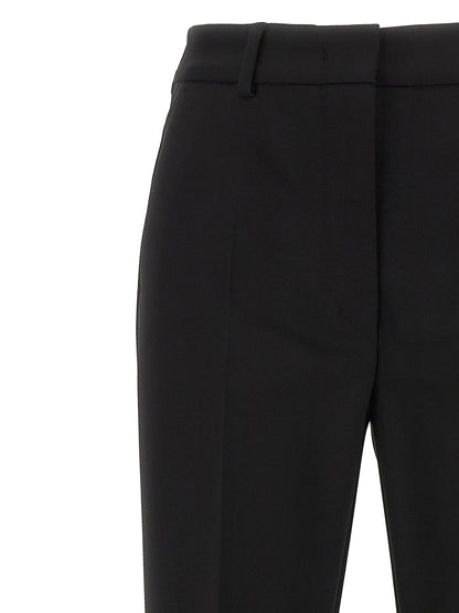 Sportmax Fetta Trousers — Slim Cigarette Fit (Black)